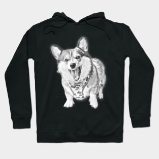 Pembroke Welsh Corgi Sketch Design Hoodie